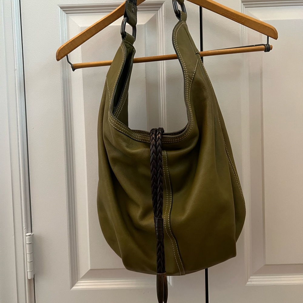 Kenneth Cole Olive Green Hobo Bag